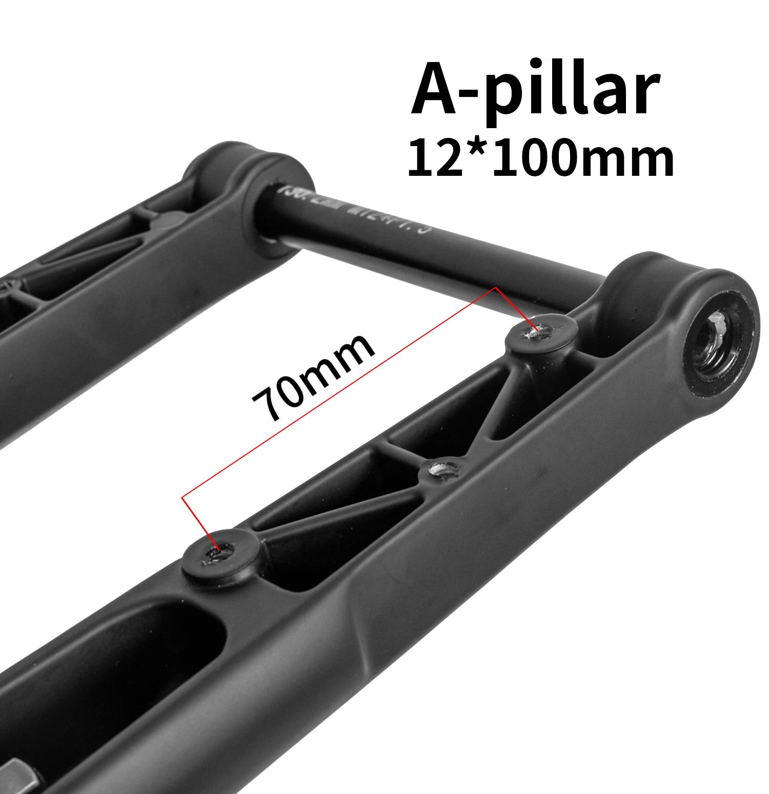ZOOM 50mm Gravel Bike Road-bike Shock Air Suspension Fork Lockout, and Rebound Damping on Your