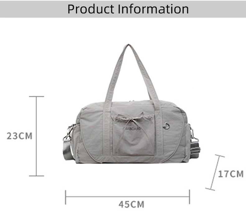 Large Gym Fitness Yoga Handbag Outdoor Travel Hiking Trekking Crossbody Bag Sports Camping Shoulder Bags Shoulder Luggage Duffle