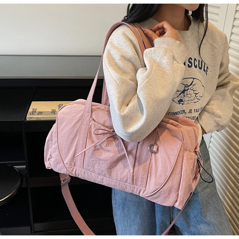 Large Gym Fitness Yoga Handbag Outdoor Travel Hiking Trekking Crossbody Bag Sports Camping Shoulder Bags Shoulder Luggage Duffle