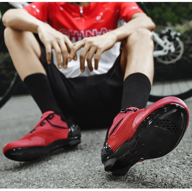 2026 Men Cycling Shoes Professional MTB Road SPD Sneakers Bike Flat Racing for Men Breathable Mountain Biking Footwear Antiskid