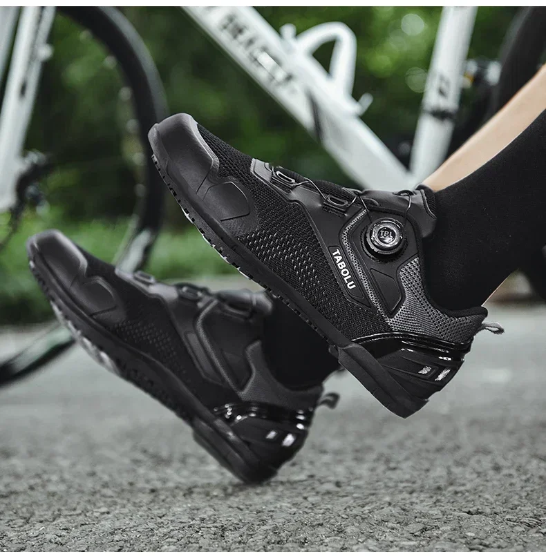 2026 Men Cycling Shoes Professional MTB Road SPD Sneakers Bike Flat Racing for Men Breathable Mountain Biking Footwear Antiskid