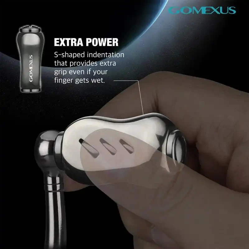 Gomexus Knob 22mm Titanium Fishing Reel Knob for Shimano Daiwa Baitcaster Spinning Reels