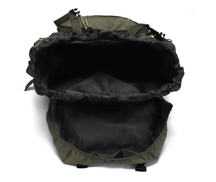 Oxford Cloth Outdoor Backpack Camouflage Hiking Tactical Double Shoulder Backpack Mountaineering Bag for Men Camping and Travel