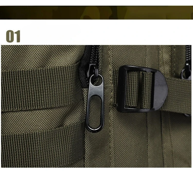 Oxford Cloth Outdoor Backpack Camouflage Hiking Tactical Double Shoulder Backpack Mountaineering Bag for Men Camping and Travel