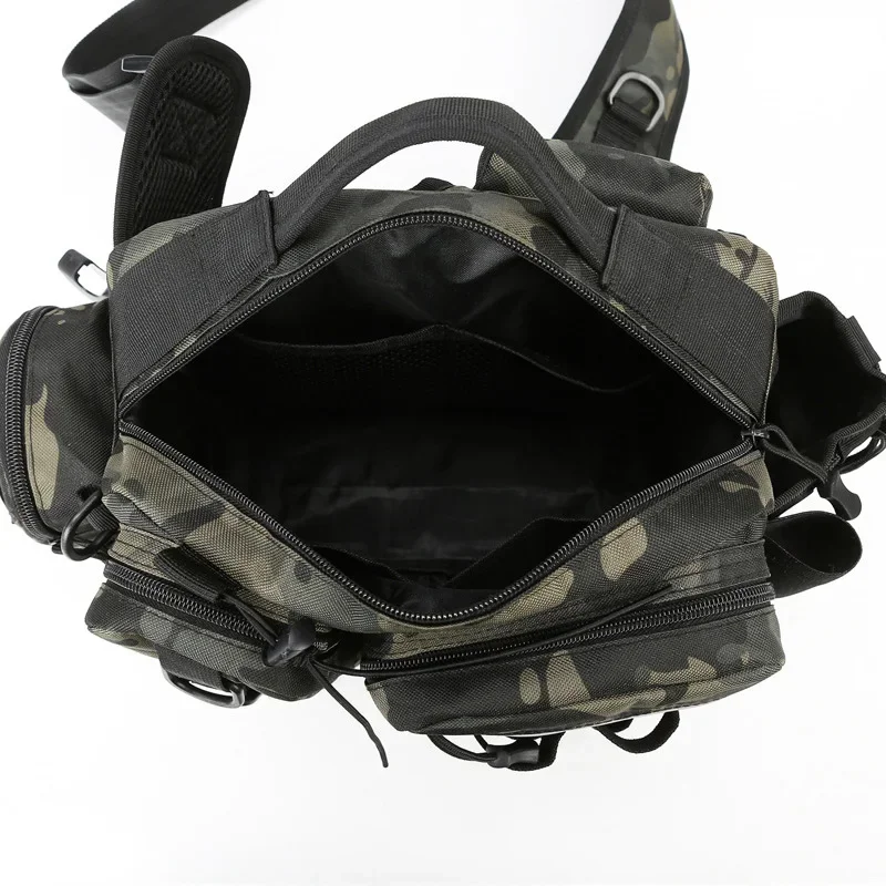 New Large Capacity Fishing Gear Bag One Shoulder / Waist Bag / Crossbody Three-in-One Fishing Rod Storage Bag