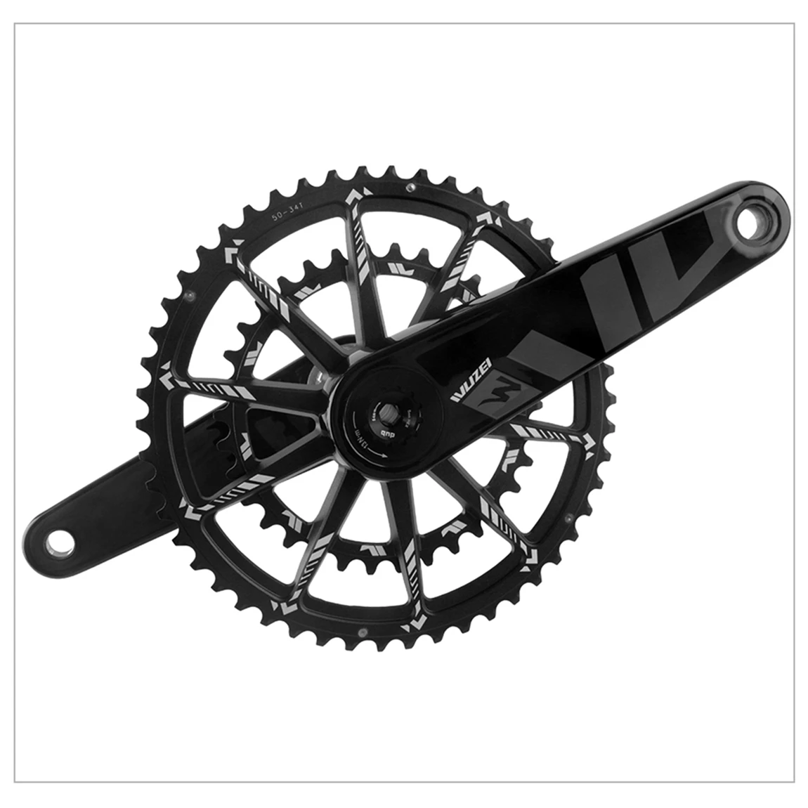 WUZEI 3-Bolt Carbon Fiber Crankset 165 170mm Road Bike Crank 24mm 29mm Ti AL7075 Axle Folding Bicycle Sprocket for SRAM
