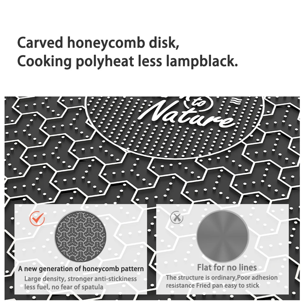 Naturehike Stainless Steel Grill Pan Round Non-Stick Barbecue Plate BBQ Grill Outdoor Travel Camping Frying Pan Baking Tray