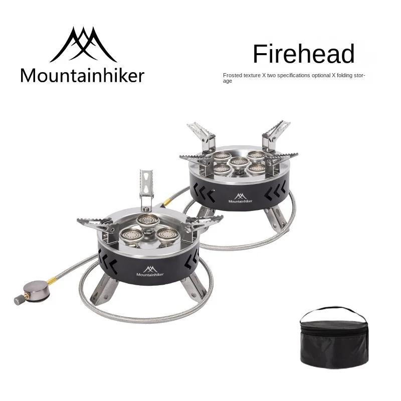 MOUNTAINHIKER Tourist Burner Gas Stove Cookware Portable Furnace Picnic Barbecue Tourism Supplies Outdoor Camping Recreation