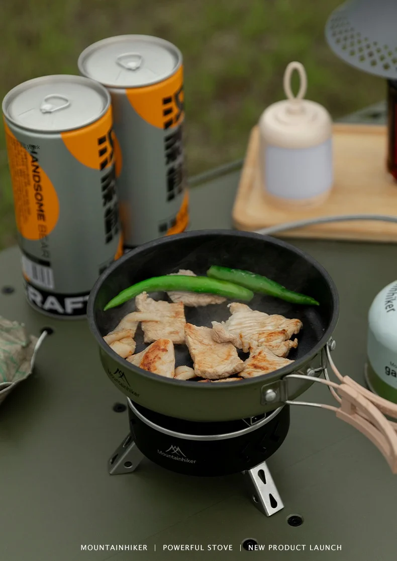 MOUNTAINHIKER Tourist Burner Gas Stove Cookware Portable Furnace Picnic Barbecue Tourism Supplies Outdoor Camping Recreation