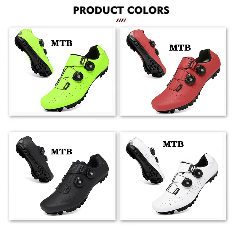 Professional Mountain Bike Lock Shoes Men MTB Racing Competition Self-Locking Speed Bicycle Shoes Women Spd Cleats Bicycle Shoes