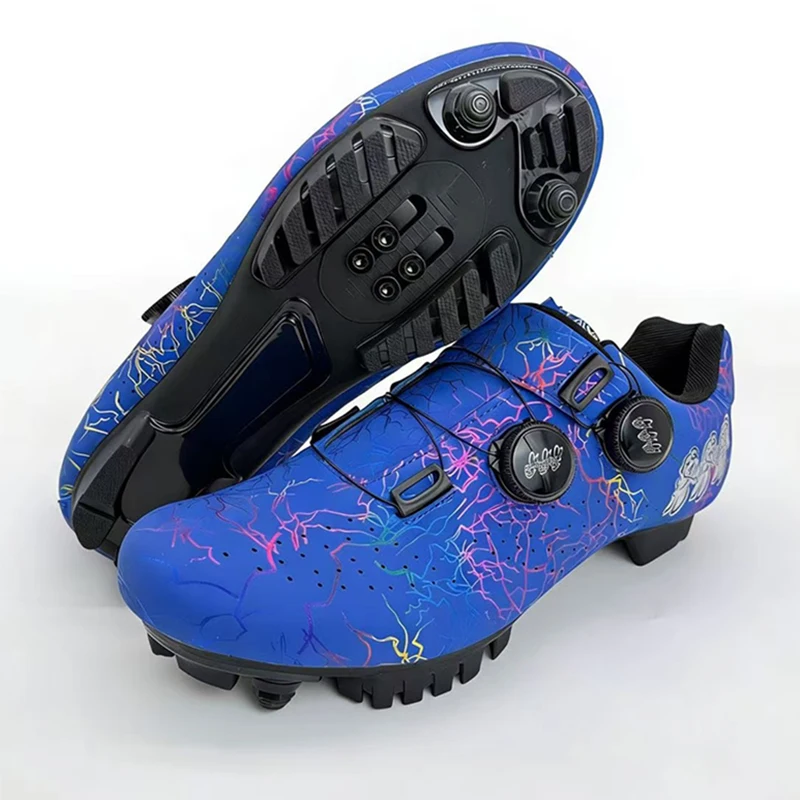 Professional Mountain Bike Lock Shoes Men MTB Racing Competition Self-Locking Speed Bicycle Shoes Women Spd Cleats Bicycle Shoes