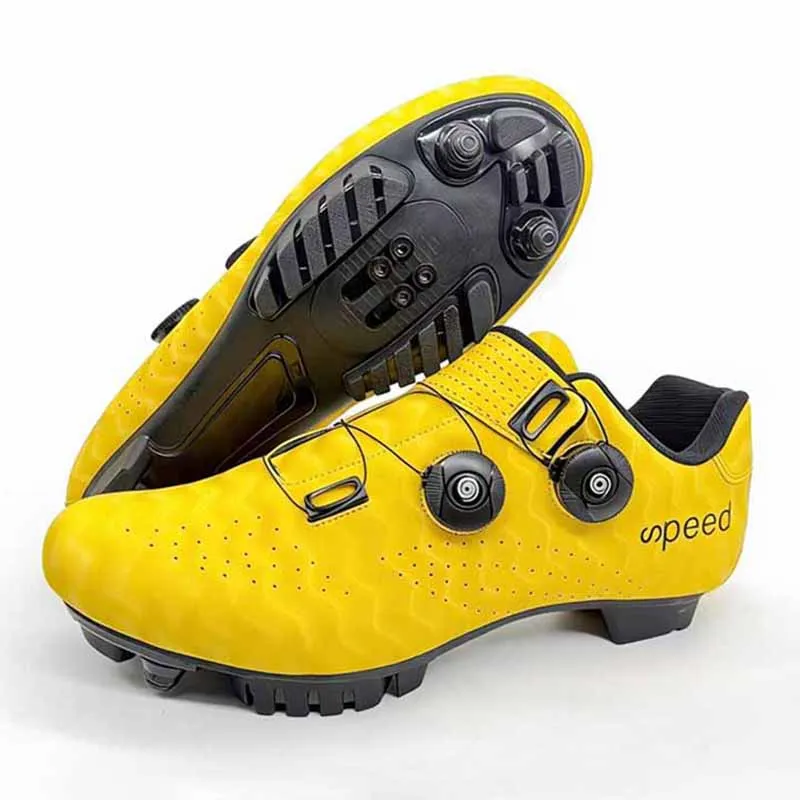 Professional Mountain Bike Lock Shoes Men MTB Racing Competition Self-Locking Speed Bicycle Shoes Women Spd Cleats Bicycle Shoes