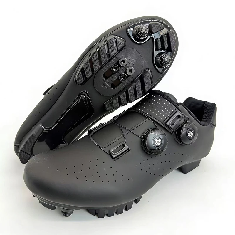 Professional Mountain Bike Lock Shoes Men MTB Racing Competition Self-Locking Speed Bicycle Shoes Women Spd Cleats Bicycle Shoes