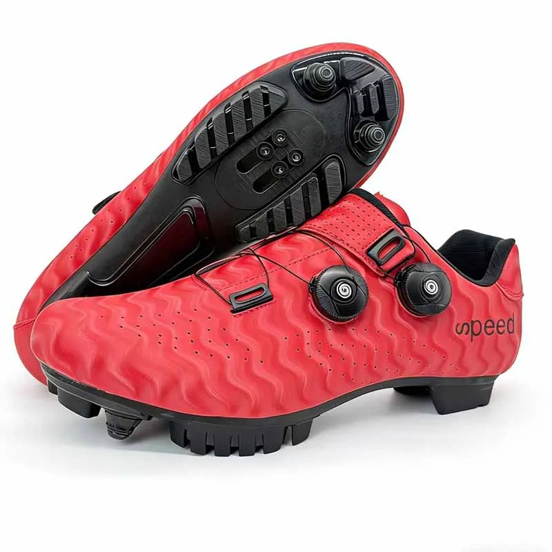 Professional Mountain Bike Lock Shoes Men MTB Racing Competition Self-Locking Speed Bicycle Shoes Women Spd Cleats Bicycle Shoes