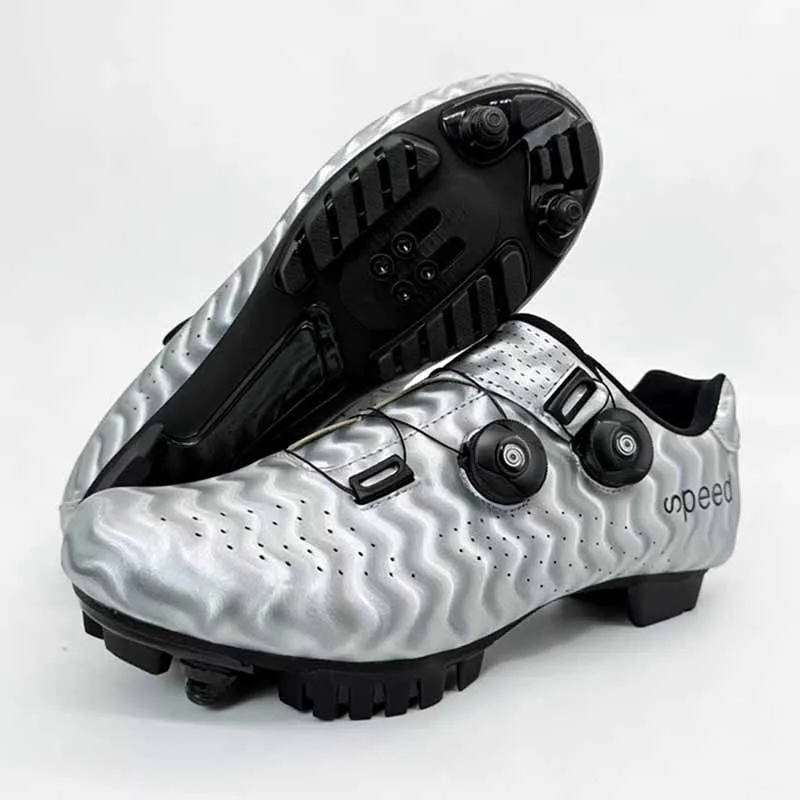 Professional Mountain Bike Lock Shoes Men MTB Racing Competition Self-Locking Speed Bicycle Shoes Women Spd Cleats Bicycle Shoes