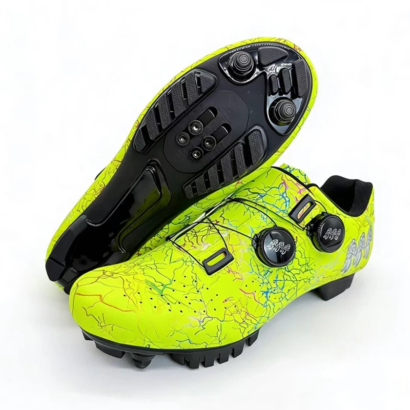 Professional Mountain Bike Lock Shoes Men MTB Racing Competition Self-Locking Speed Bicycle Shoes Women Spd Cleats Bicycle Shoes