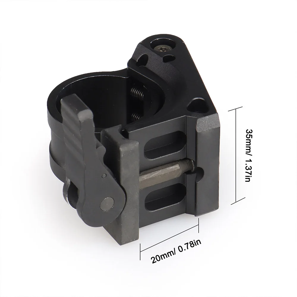 PPT Scope Mount QD Mount 2.26 Inch for 3X Magnifier Scope Metal Base Black Color GS24-0260