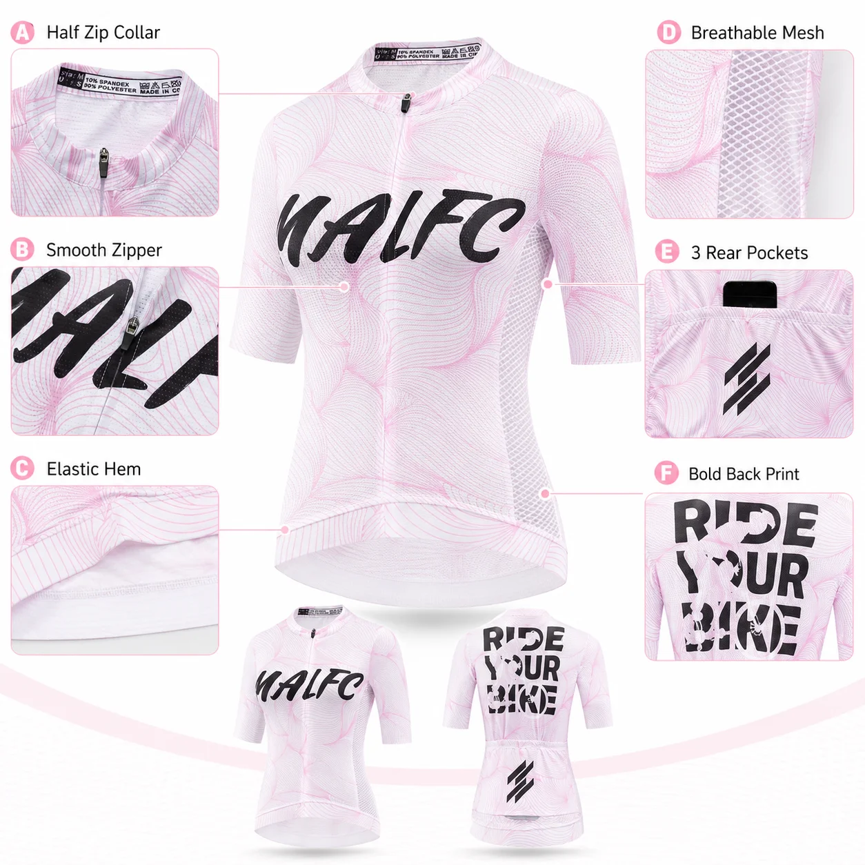 Custom Cycling Jersey Men Women Personalized Bike Shirt Team Bicycle Clothing Road Cycling Top with Logo N