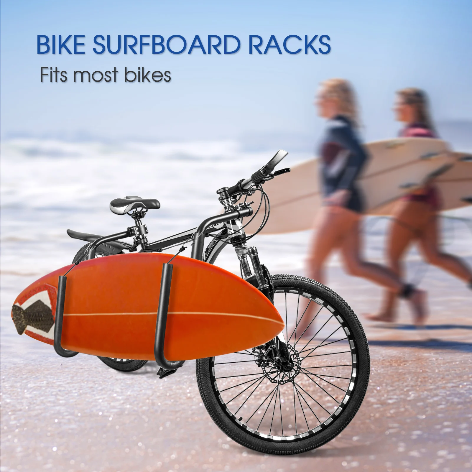 CZ IN Stock Surfboard Bicycle Surfboard Rack Bike Surfing Board Carrier Surfboard Holder Mount Bracket New Side Kiteboard Holder