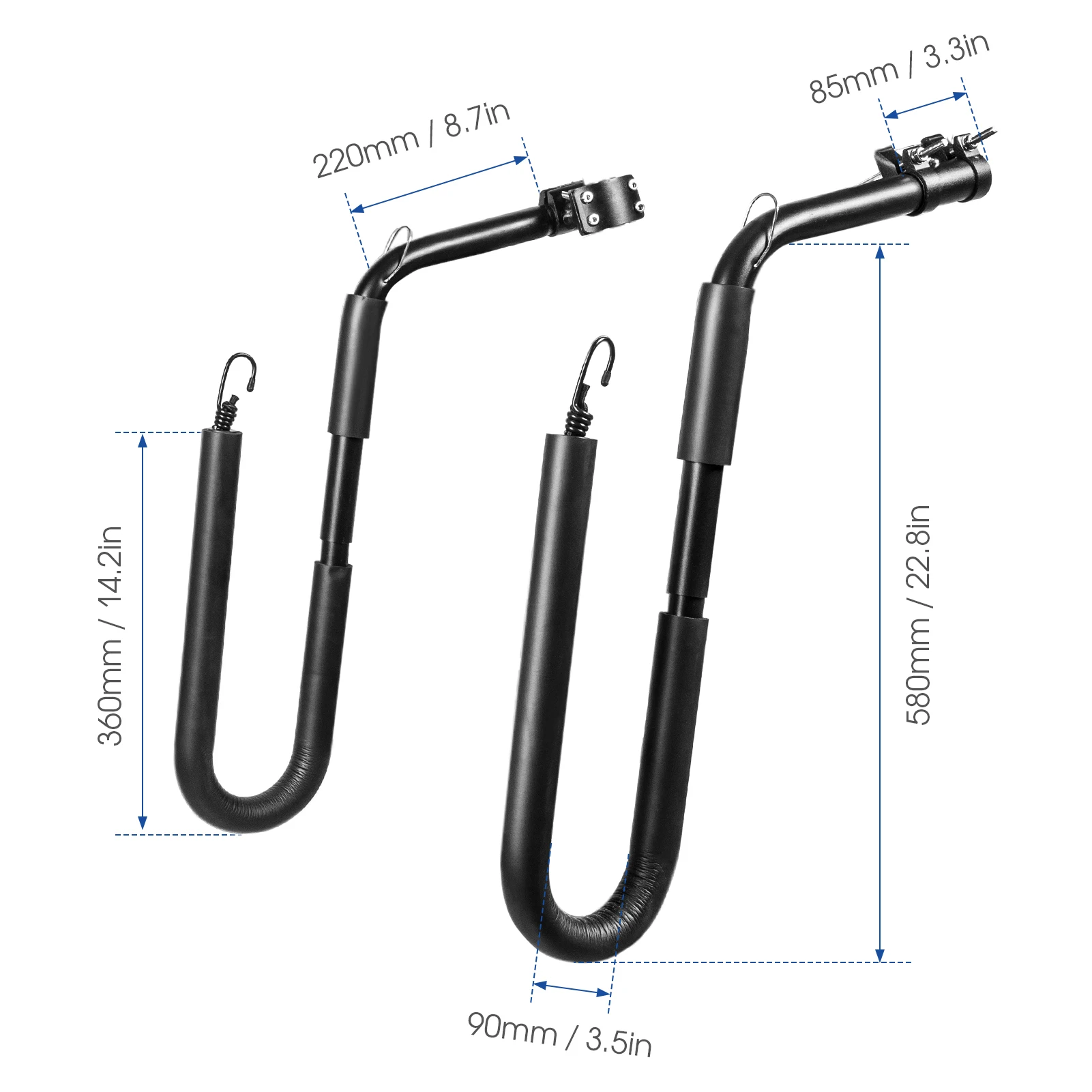 CZ IN Stock Surfboard Bicycle Surfboard Rack Bike Surfing Board Carrier Surfboard Holder Mount Bracket New Side Kiteboard Holder