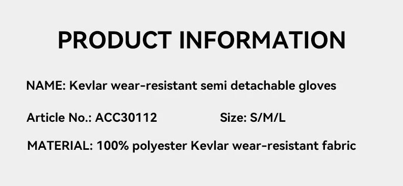 Vector Women Men Outdoor Double Board Snowboard Kevlar Waterproof Wear-resistant Semi Detachable Gloves 3M Cotton