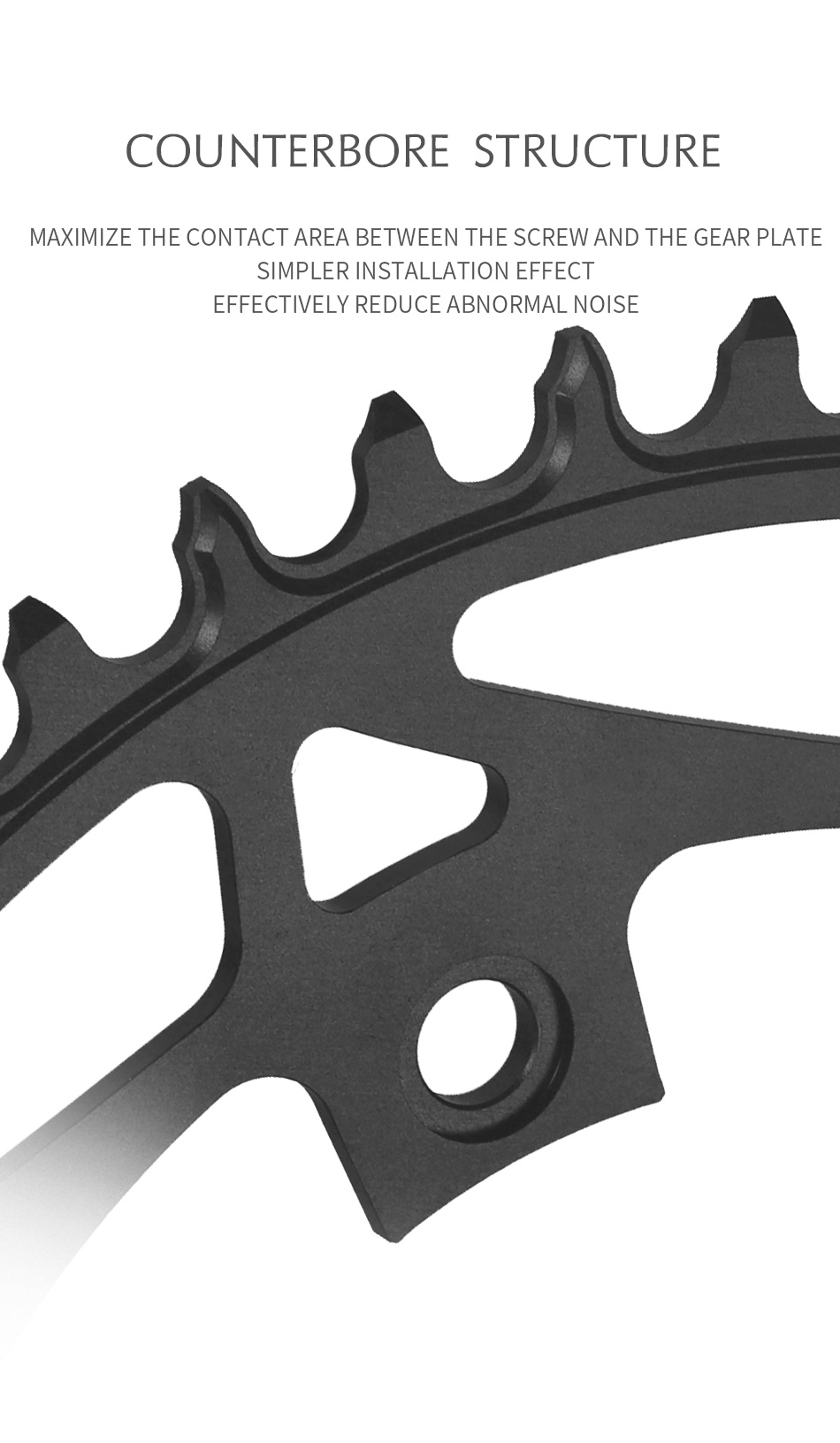 PASS QUEST F110BCD Round Road Bike Narrow and Wide Sprocket 36T-52T Suitable for FSA Gossamer Sprocket Bicycle Parts