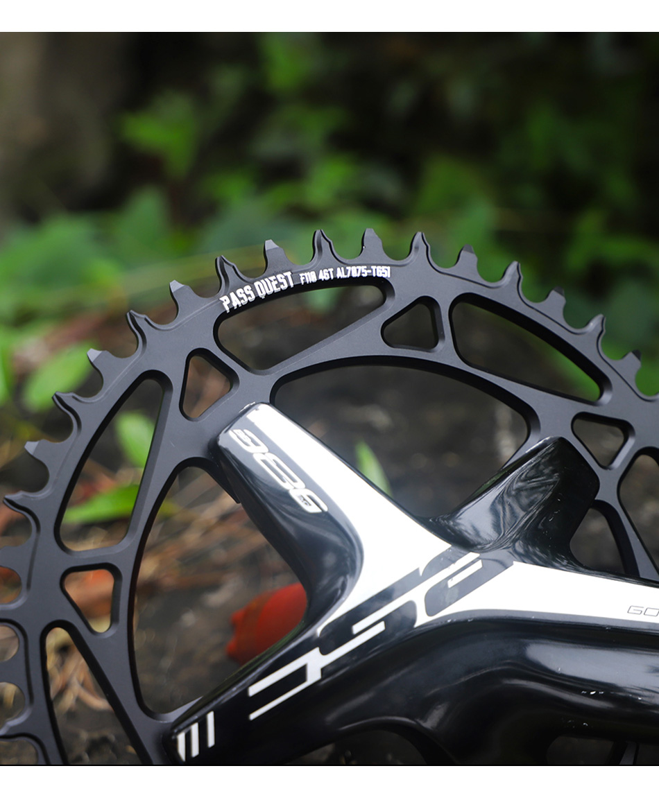 PASS QUEST F110BCD Round Road Bike Narrow and Wide Sprocket 36T-52T Suitable for FSA Gossamer Sprocket Bicycle Parts