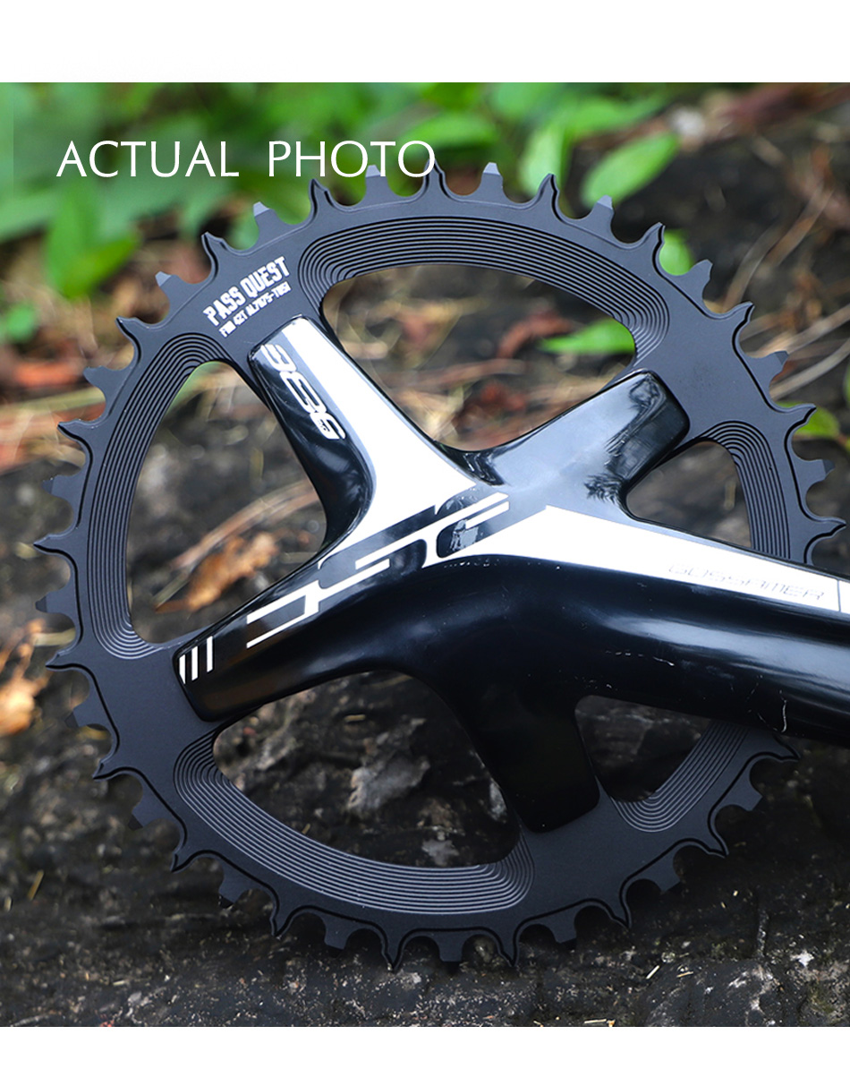 PASS QUEST F110BCD Round Road Bike Narrow and Wide Sprocket 36T-52T Suitable for FSA Gossamer Sprocket Bicycle Parts