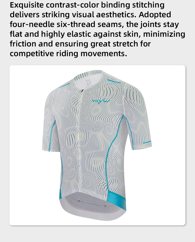 YKYWBIKE Men CoolFlow Pro Race Cycling Jersey Lightweight Road Bike Shirt Summer Bicycle Jersey MTB Clothing