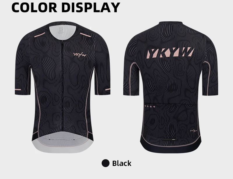 YKYWBIKE Men CoolFlow Pro Race Cycling Jersey Lightweight Road Bike Shirt Summer Bicycle Jersey MTB Clothing