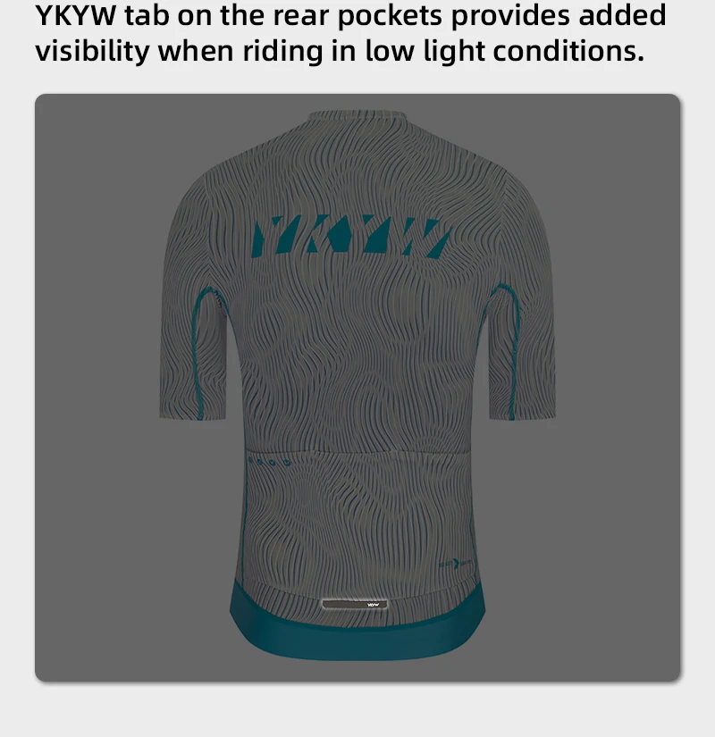 YKYWBIKE Men CoolFlow Pro Race Cycling Jersey Lightweight Road Bike Shirt Summer Bicycle Jersey MTB Clothing