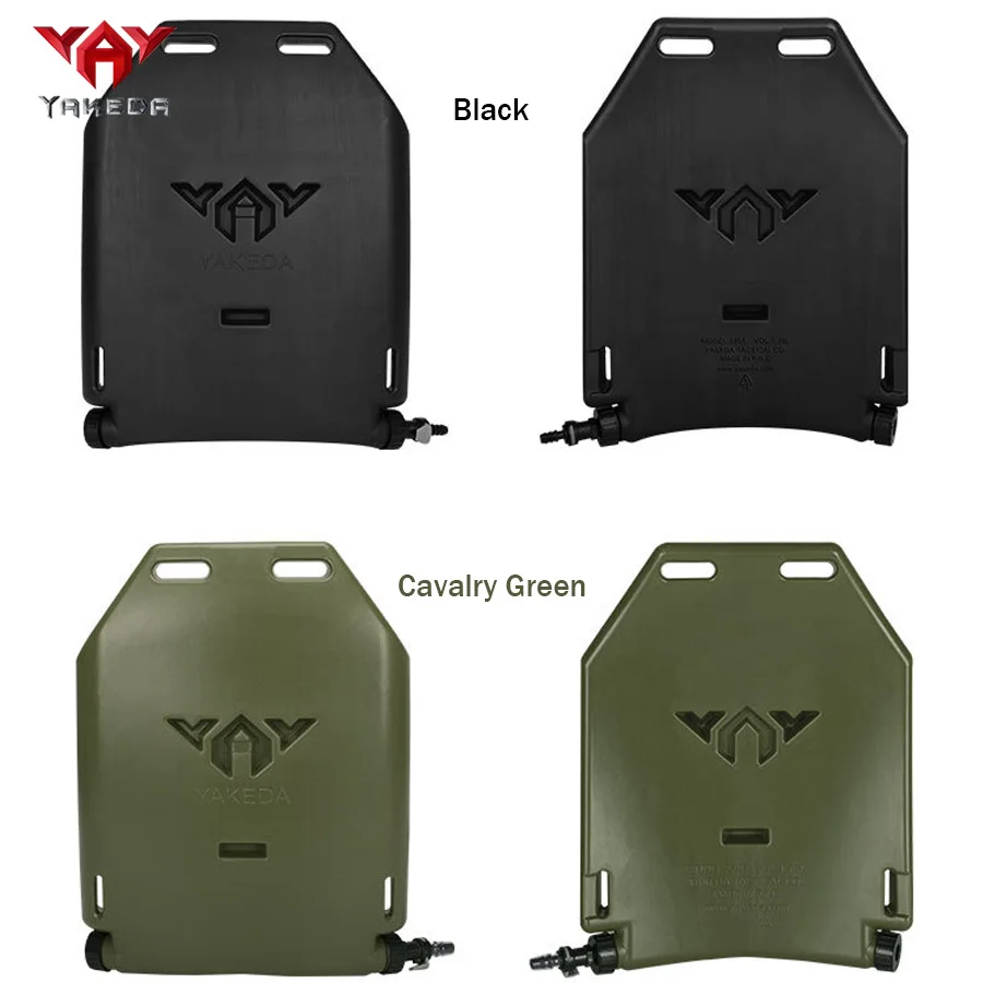 YAKEDA Hunting Vest Insert Plate Water Bag Comes with Drinking Hose+Bite Valve Connector Hard Shell Comes with Badge