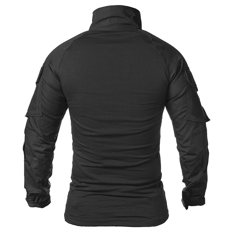 Men's Outdoor Tactical Shirts Hiking Military T-Shirts Army CP Camo Hunting Clothes Climbing Shirt Camping Tops Wear-resisting