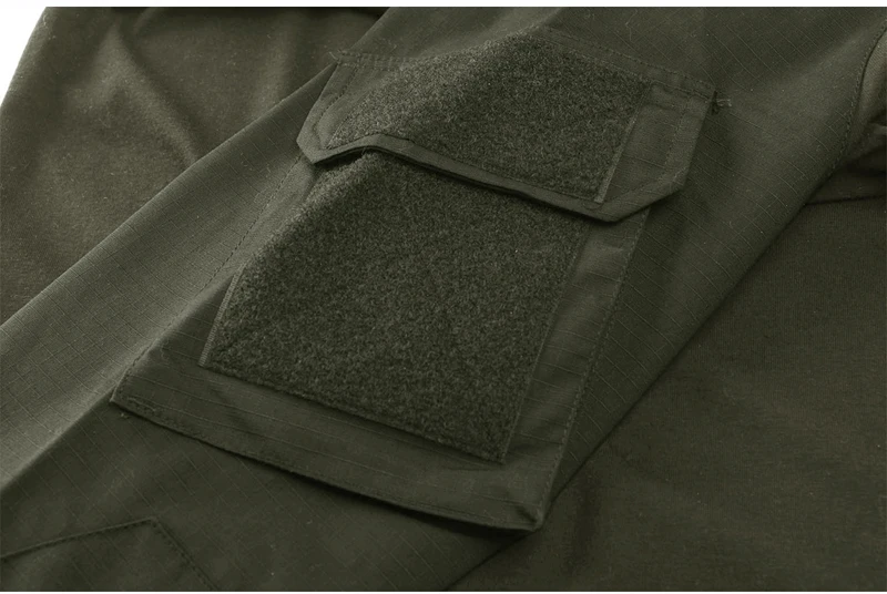 Men's Outdoor Tactical Shirts Hiking Military T-Shirts Army CP Camo Hunting Clothes Climbing Shirt Camping Tops Wear-resisting