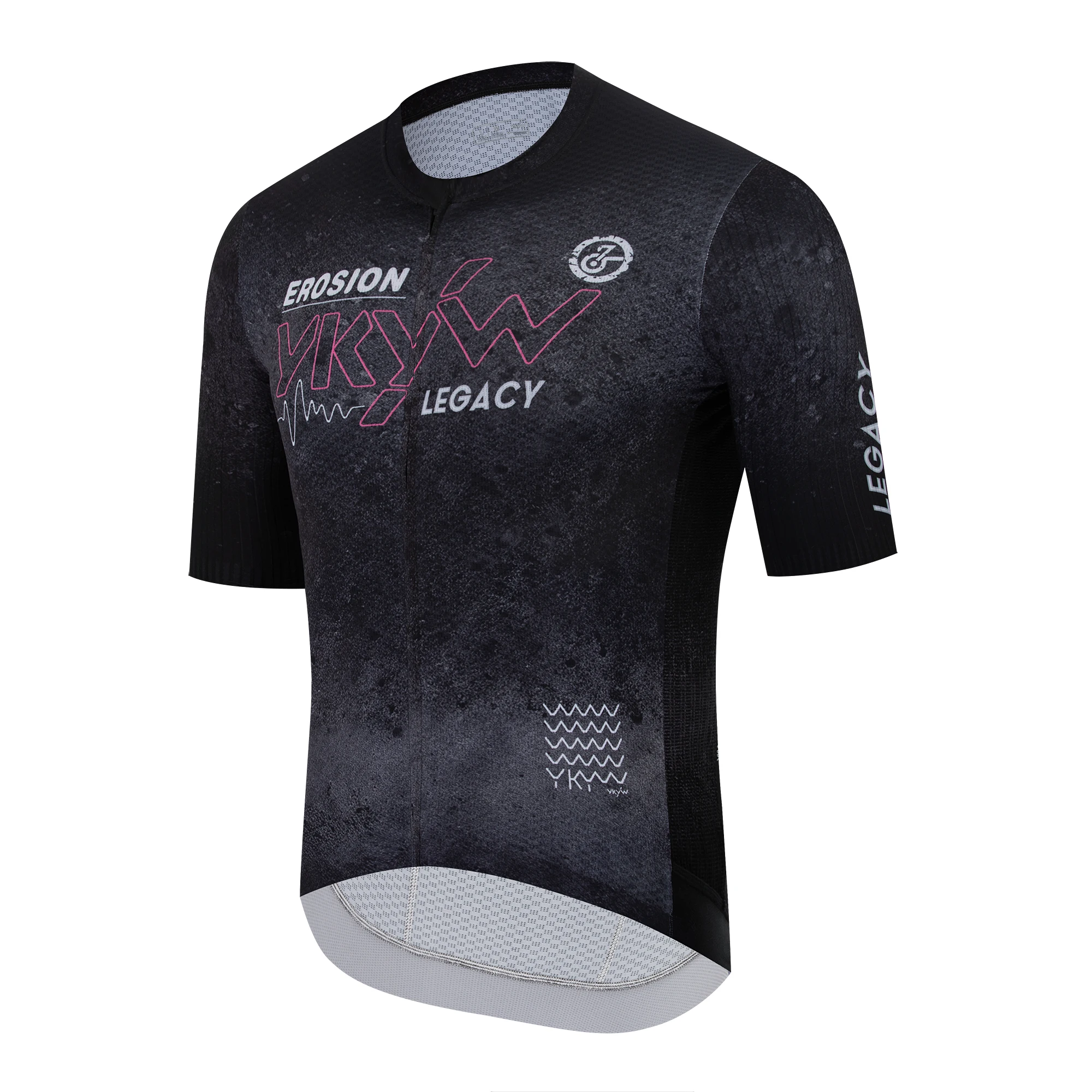 YKYWBIKE Men 2026 Summer Short Sleeve Cycling Jersey Pro Lightweight Breathable Quick Dry High Elastic Road Bike MTB Tops