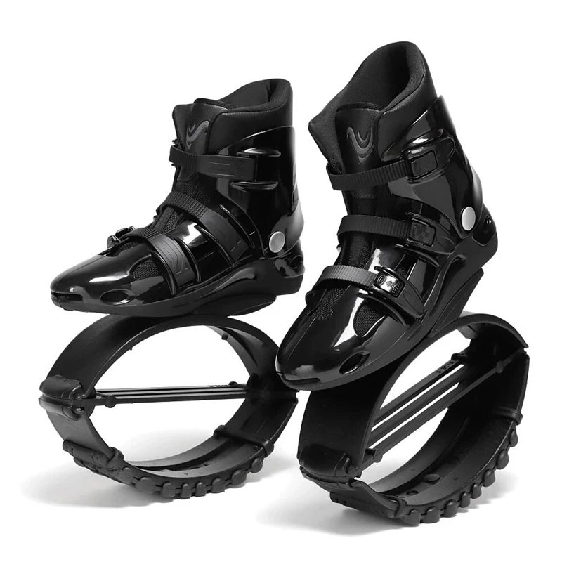 Original 2pcs Black White Fitness Jumping Shoes Bow, Kangaroo Fitness Jumping Shoes Arch Plates, Kangaroo Jumping Shoes Parts