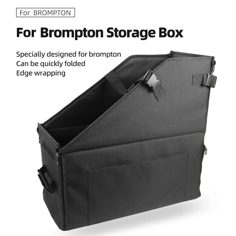 Portable Folding Bike Storage Box For Brompton Dustproof Waterproof Box Car Trunk Transport Storage Box