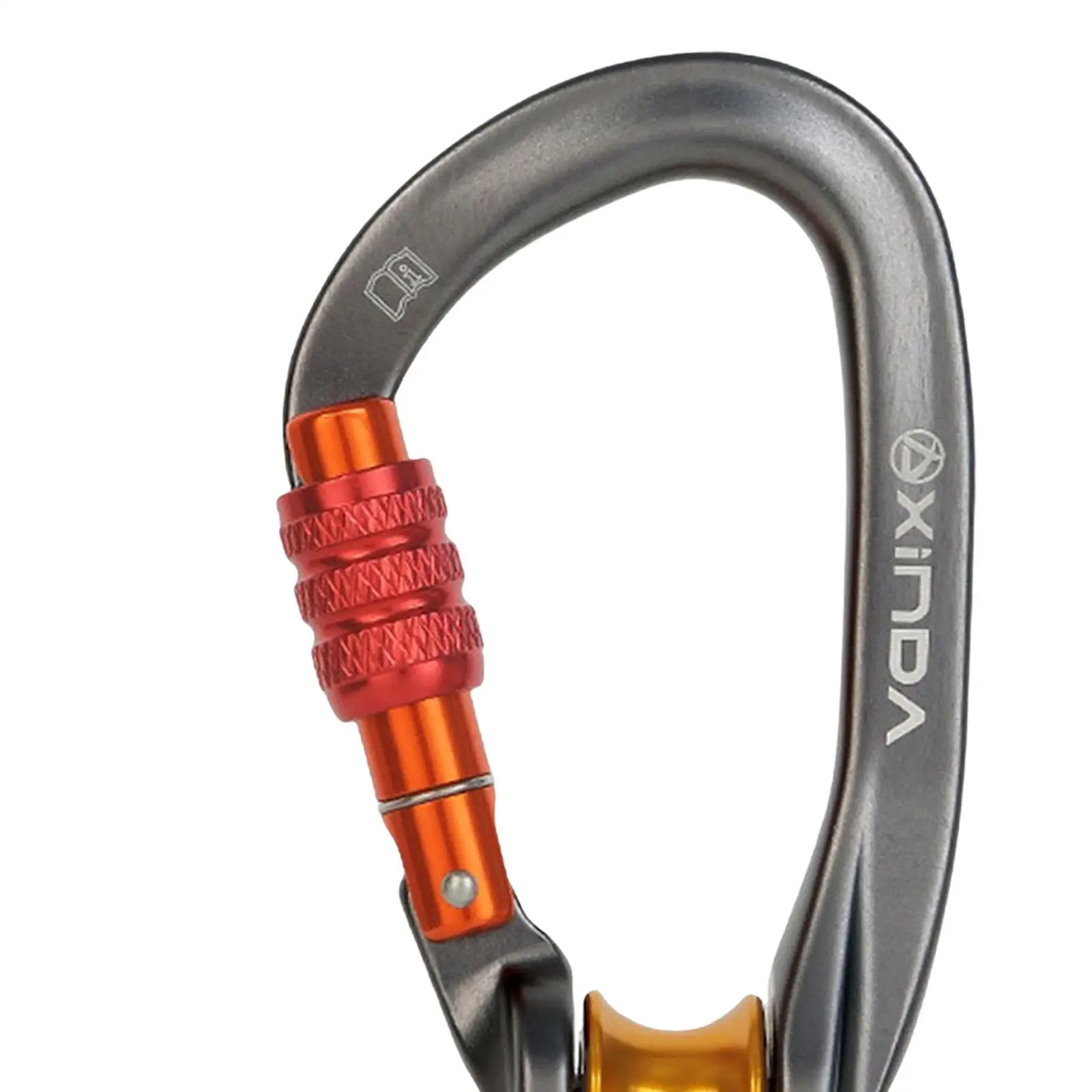 Locking Carabiner Mountaineering Equipment D-Ring Climbing Accessories Pulley Hook Bearing Karabiner Buckle Camping Lock