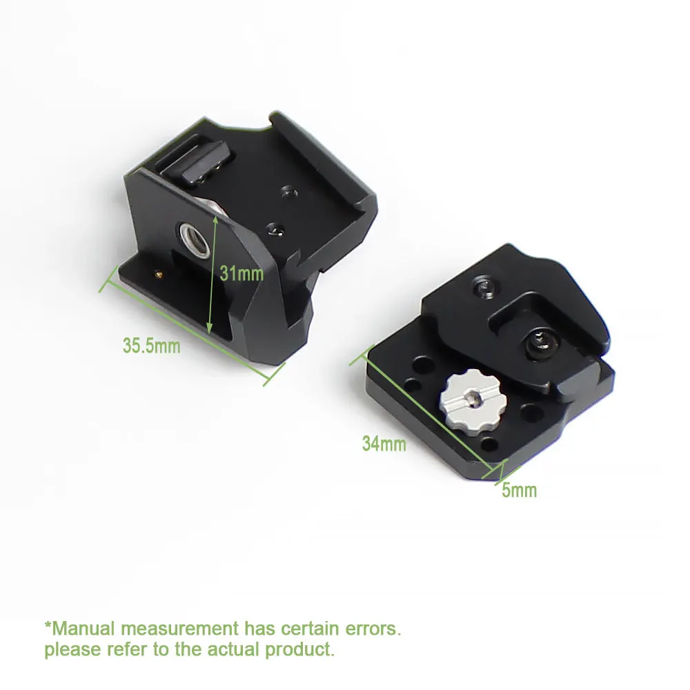 SOTAC Tactical New Universal RQE Dual Bridges NVG Mount PVS-14 Night Vision Bridge Mount Dovetail Conversion Adapter Tacti