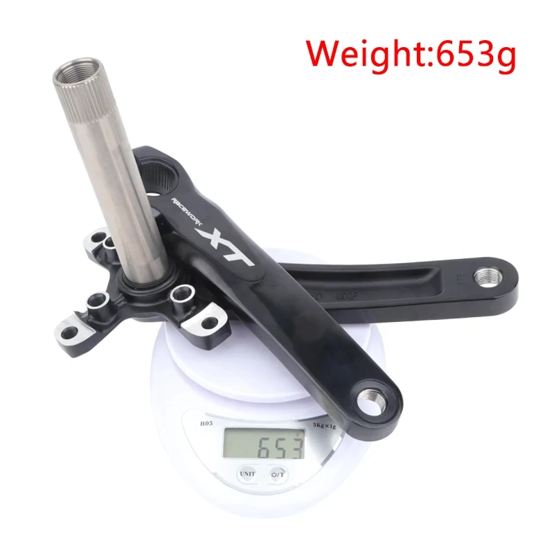 Mountain Bike Crankset 1x8/9/10/11/12Speed 170/175mm 32/34/36/38/40/42T Hollow Four Nails Chainring With Bottom Bracket BB68BB52
