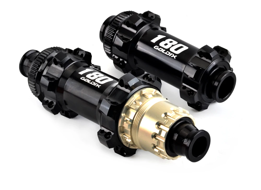 GOLDIX R180 24/28H Road Gravel Bike Hub 52T Ratchet Center Lock Disc Brake HG XDR 11-12 Speed Lightweight Bicycle Wheel Hubset