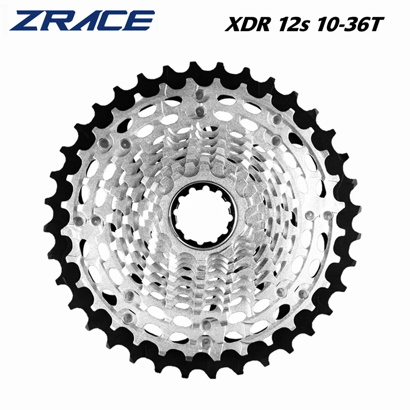 ZRACE XDR 12-Speed Bicycle Flywheel/Cassette for Road/Gravel CNC Fully Hollow and Super Light, 10-28T / 10-33T / 10-36T / 10-44T