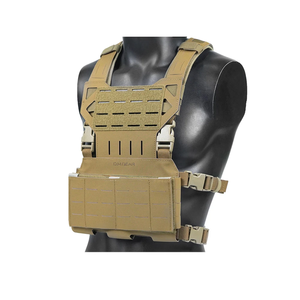 DMGear Chest Rig Tactical Vest for Airsoft, Outdoor & Paintball, Gear Equipment Plate Carrier Hunting