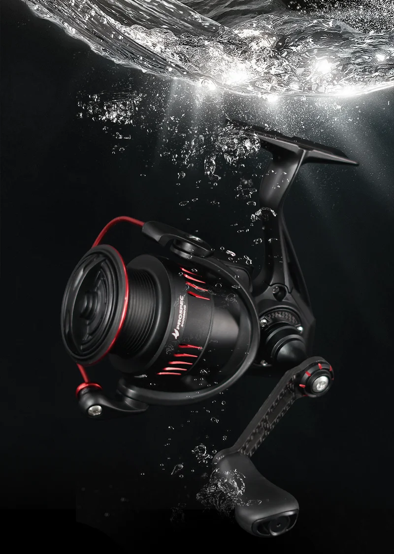 Seasir P-Series Prospec Carbon Fiber Spining Reel 9Kg Max Drag 8+1BB 5.2:1/6.2:1 Freshwater Saltwater Fishing Reel