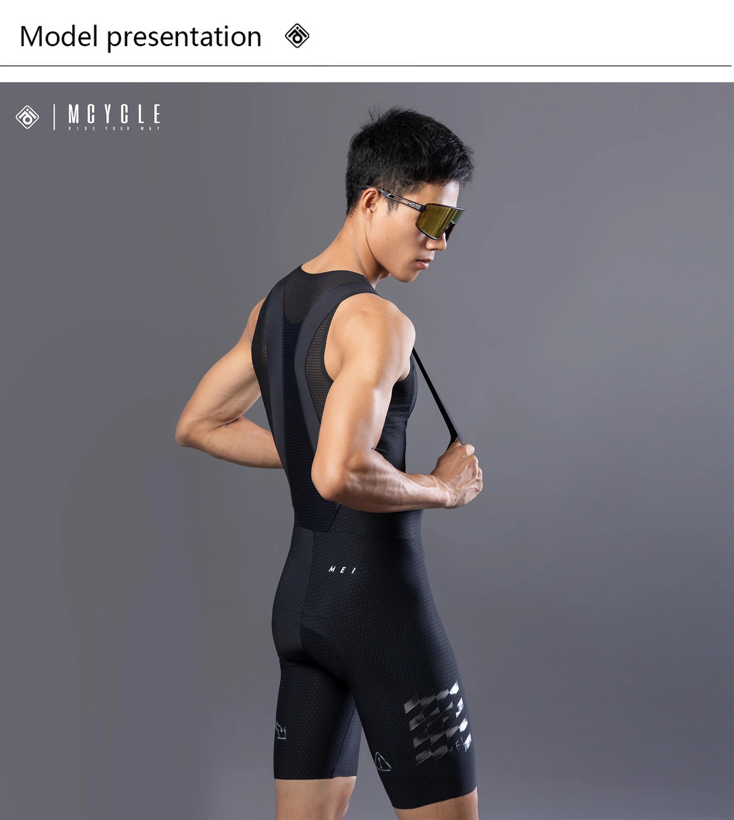 Mcycle Unisex Cycling Bib Shorts New Arrival Breathable Padded Seamless Bike Tights for Sports Entertainment