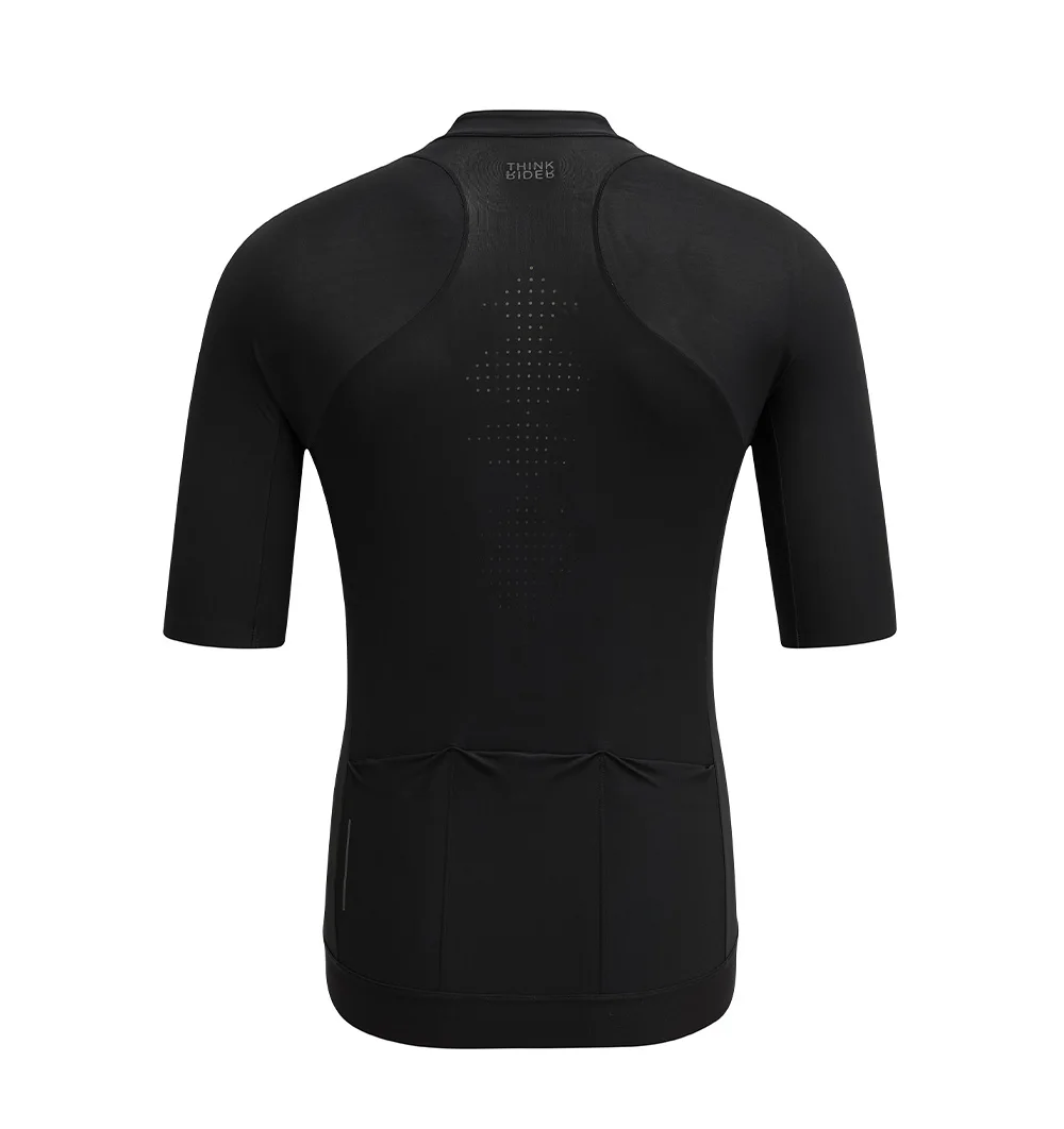 ThinkRider Men Cycling Jersey Short Sleeve Reflective Summer Shirt Downhill Jersey Pro Team Mountain Bicycle Clothing