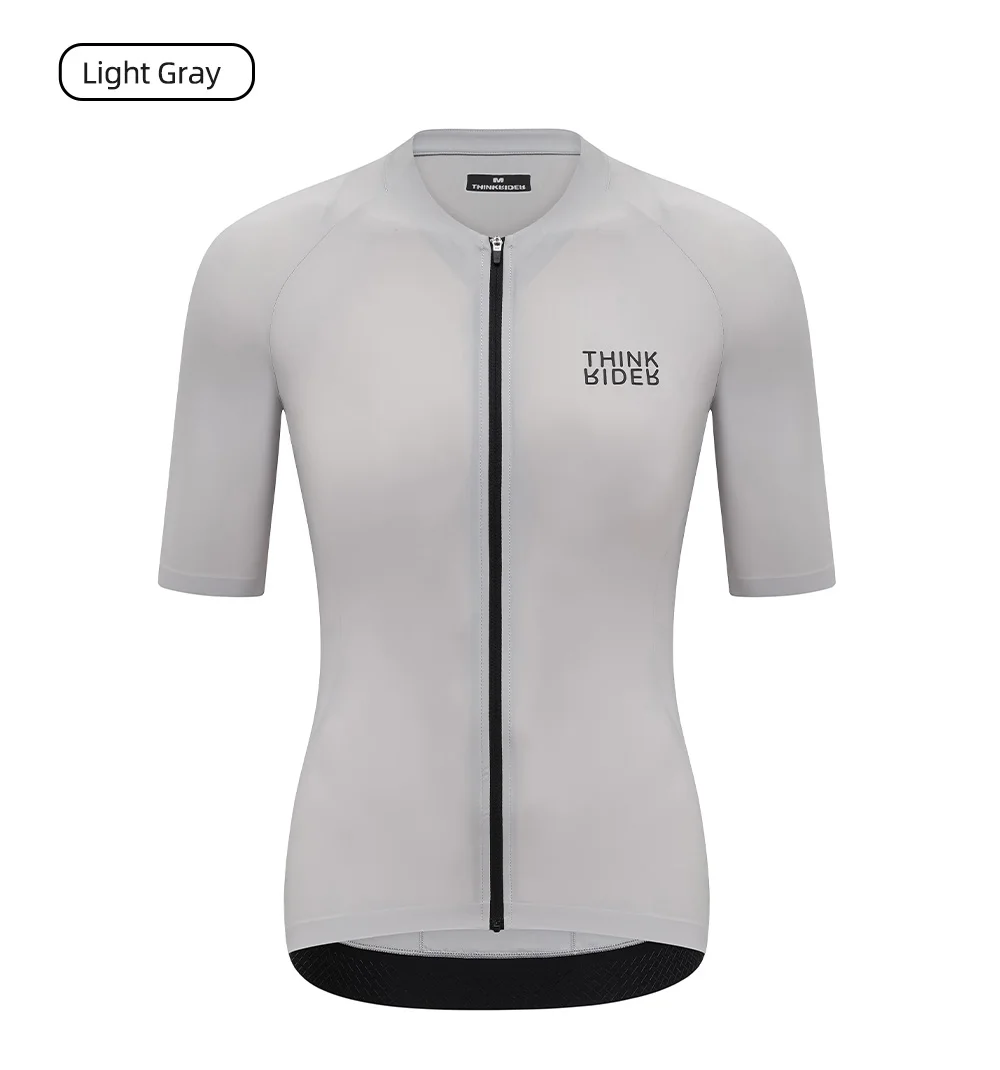 ThinkRider Men Cycling Jersey Short Sleeve Reflective Summer Shirt Downhill Jersey Pro Team Mountain Bicycle Clothing