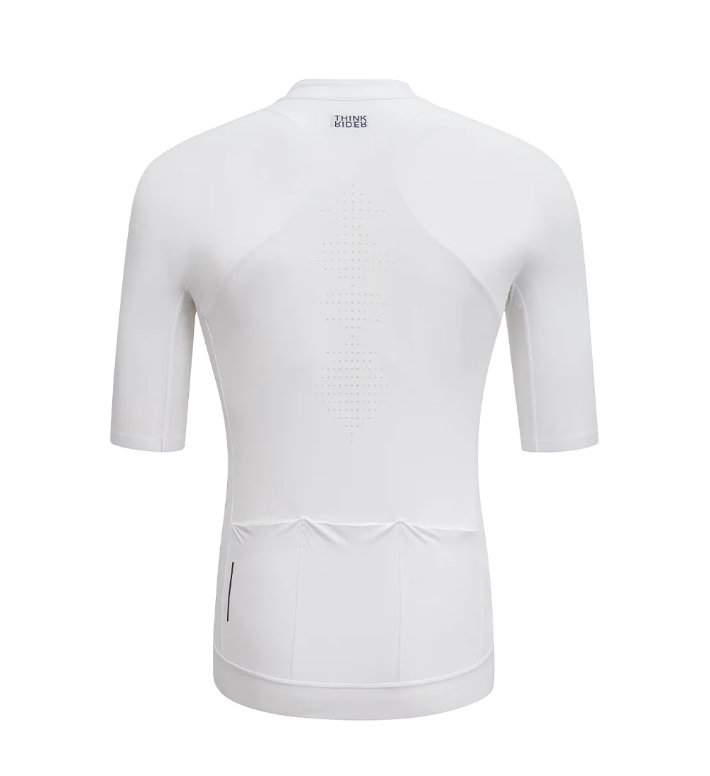 ThinkRider Men Cycling Jersey Short Sleeve Reflective Summer Shirt Downhill Jersey Pro Team Mountain Bicycle Clothing