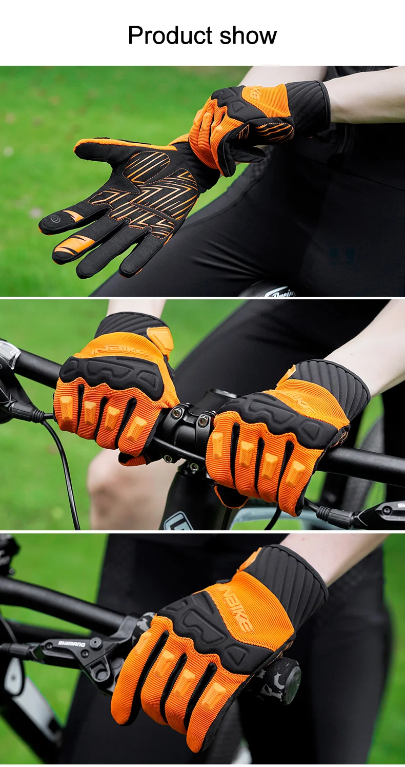 INBIKE Men's Cycling Gloves Touchscreen MTB Cycling Bicycle Riding Gloves for Men Bike Sports Gloevs Motorcycle MTB Accessories