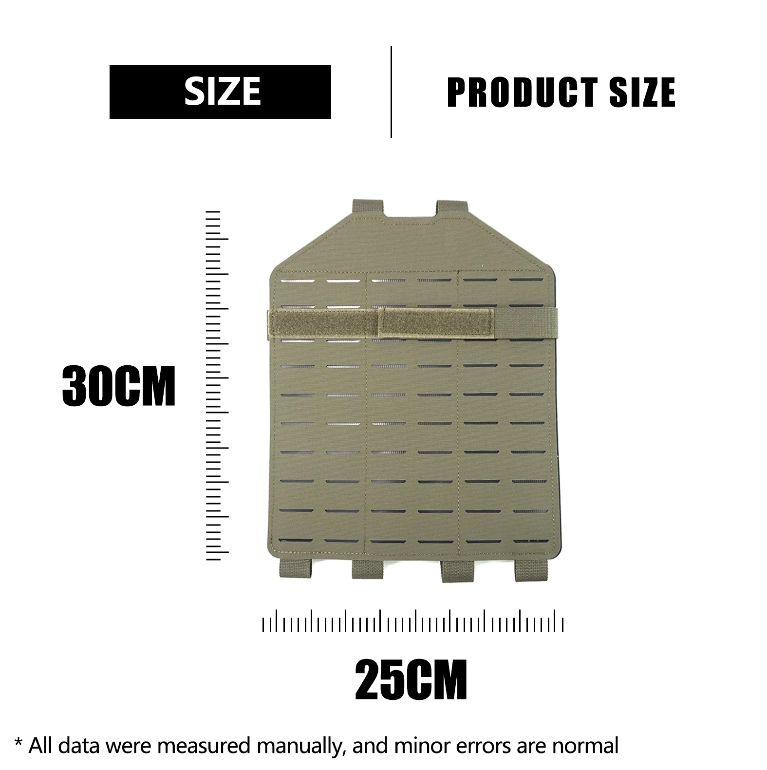 DMGear FCSK Gilet Tactique Mont Molle Accessoire Mont Plaque Arrière Hommes et Femmes Tactique En Plein Air Chasse Jeu Produits